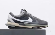 sacai x Nike Zoom Cortez SP 灰白解構 男女款 35-46