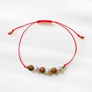 祝福-14K包金珠配淡水珍珠手繩