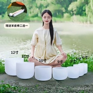 A Grade Sound Healing Grade Standard Sound Quality Accurate Crystal Singing Sound Bowl Crystal Bowl 