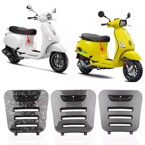 For LX125 LX150 S125 iget 2013-2024 Motorcycle Cylinder Head Cooling Cover Imitation Carbon Fiber Cy