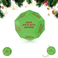 1pc/Christmas Secret Santa Dice Game - Holiday Party & Family Entertainment Prop, 2026 New Santa Gif