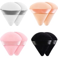 Triangle Foundation Puff Comfort Loose Powder Velvet Plush Span Makeup Puff Wet & Dry Air Cushion Pu
