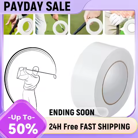 Double Sided Golf Grip Tape Golf Putter Tape Cuttable Golf Grip Tape Roll Long Lasting Waterproof Go