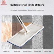 [clarins.sg] Magic Automatic Spin Mop Home Kitchen Floor Ultrafine Fiber Cleaning Cloth