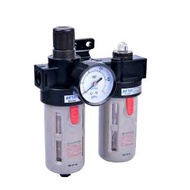 BFC4000 ชุดกรองลม ดักน้ำแบบ 2 ตัวเรียง เกลียว 1/2" AirTAC