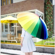 Jumbo Rainbow Umbrella 16 fingers Big Jumbo Umbrella Umbrella Big Umbrella