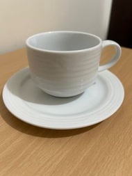 日本Noritake骨瓷咖啡杯組/ㄧ杯二盤