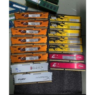 Ram Pc DDR3 16gb, 8gb bus 1600 99% beautiful