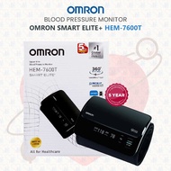 *Authorised SG Dealer* OMRON HEM 7600T Smart Elite+ Blood Pressure Monitor BPM Local 5yr WARRANTY Om