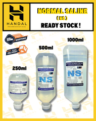 Normal Saline Sodium Chloride 0.9%, 250ml, 500ml, 1000ml