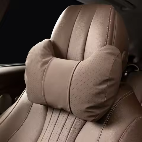 Car Headrest/Lumbar Support Travel Rest Car Neck Pillow Waist Cushion For BMW 1 3 5 7 Series X1 X3 X