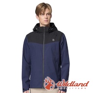 [wildland] Male 650FP Waterproof Two-Piece Hooded Jacket {Prussian Blue} 0B32918