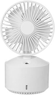 Spray Fan Usb Desktop Small Table Fan Small Humidifier Cooling Fan Night Light Creative Gift,White