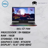 DELL G7 7500 I9-10885H 16GB 1TB SSD RTX2070 GAMING LAPTOP