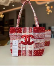 會員 Vip Chanel 聖誕限定 羊毛編織包