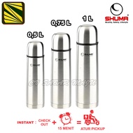 TERMOS Shuma Water Thermos / Shuma Hot and Cold Water Drinking Bottle Stainless Steel 500, 750 & 1 L