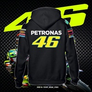 ⚡Limited Edition⚡ MotoGP Petronas Valentino Rossi 46 Yamaha Motor Sport Hoodie Man Hoodie Women Jaket Lelaki Jaket Perempuan Long Sleeve Hoodie Sweater For Men Baju Sejuk Lelaki Wanita