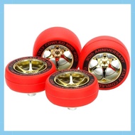 Tamiya Mini 4WD Special Project Full Cowl Mini 4WD 30th Anniversary Red Slick Tires & Gold-Plated Wh