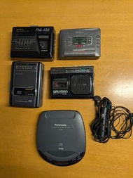 Sony Walkman 卡式機 及CD機