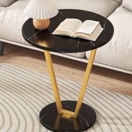 Bedside Sofa Small Round Table Bedside Table Light Luxury Small Coffee Table Side Table High-End She