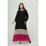 Tri Colour Jubah Dark Blue