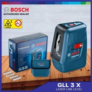 Bosch Laser Line Level GLL 3X 3 Line 15m Range, Tripod Thread : 1/4", 4 X AA 0601063CJ0 MT
