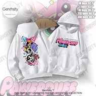 [T-Shirt]The Powerpuff Girls Hoodies Long Sleeve Anime Cotton Casual Graphic Blossom Buttercup Bubbles hoodie y2k
