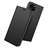 [Woo Fashion Case] เคสกระเป๋าเงินสมุดฝาพับหนังแม่เหล็กแบบบางสำหรับ Coque iPhone 13 12 11 Pro Max 6 6S 7 8 Plus 5 SE XR XS
