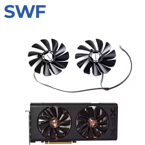 95MM CF1010U12S RX5500 Cooling Fan For XFX Radeon RX 5600 5700 XT RAW II Graphic Card Cooler Fan