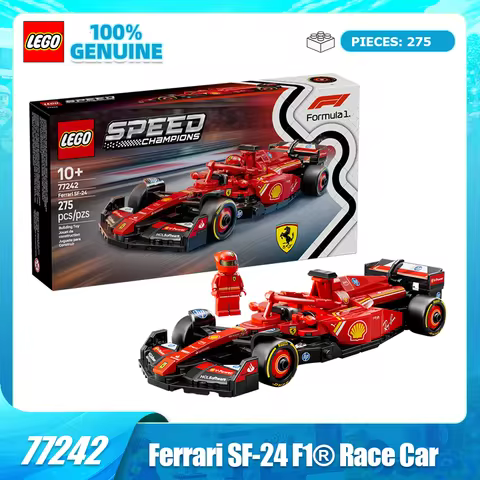 Lego Christmas Celebration 77242 Ferrari SF-24 F1 Racing Car Children's Toys Christmas Gift
