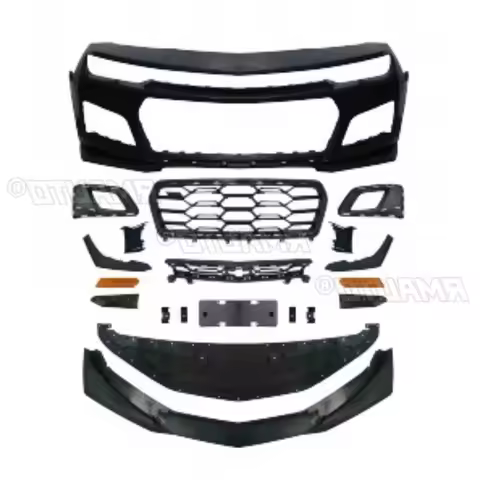 Car Bumper Grill Front Bumper Lip Spoiler Front Surround Body Kit Fog Lamp Cover For Chevrolet Camar
