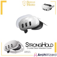 Shield Hero Stronghold Clear Headset Cover For Meta Quest 3 - Protective Headset Cover 🚀 Meta Quest 3 Accessory - ArchW