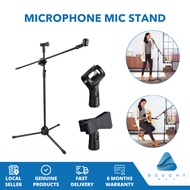 Microphone Stand – Adjustable, Extendable, Rotatable for Karaoke, Recording, & Stage Performance