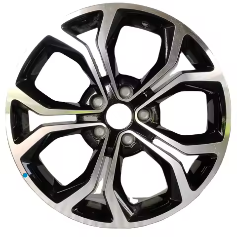 17 Inch 5 Hole Passenger Car Rims Black Aluminum Alloy Wheels With PCD 5x108