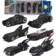 合金玩具車套裝6代蝙蝠俠戰車組合男孩兒童滑行迷你小汽車模型