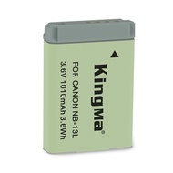 [KingMa] NB-13L 1010mAh Camera Replacement Battery for Canon G5X, G7X, G9X, G7C Mark II and more - N