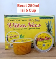 Minuman Vitanas 250ml Isi 6Pcs - Minuman Cocktail Nanas Madu Oleh Oleh Khas Pemalang