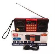 JOC DOUBLE SPEAKER RADIO Digital Rechargeable Player USB (BOLEH MASUK MEMORY CARD SURAH)