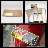Cover Plat Nomor Stainless Gold Nemo