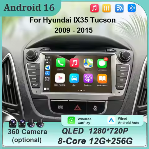 7 inch for Hyundai IX35 Tucson 2 LM 2009-2015 CarPlay Android Auto Car Radio Multimedia GPS Navigati