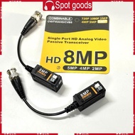 WIN 8MP Camera Balun Coaxialed BNC to Ethernet Cable Adapter Video Transmission