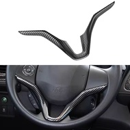 For Honda Fit 2018 2019 City 2014-2019 HRV 2016-2019 Vezel 2014-2019 Steering Wheel Trim Decoration 