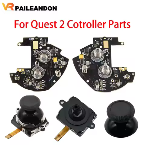 Original For Meta Quest 2 Headset Controller Motherbaord Joystick Kits Cap Replacement Accessories