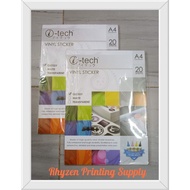 I-Tech Vinyl Waterproof Sticker A4 Size Matte/Glossy