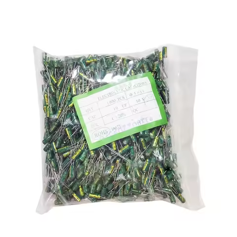 50-1000pcs 10V 16V 25V 35V 50V 400V High Frequency Low ESR Aluminum Capacitor 100UF 220UF 330UF 470U