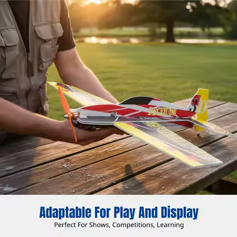 RC Airplane, F3P 330 Stunt Plane, Electric Lightweight Foam, Sturdy Fixed Wing, DIY Remote Control M