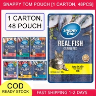 [1 Carton] 85g Snappy Tom Pouch Wet Food Cat 1 Box Makanan Kucing