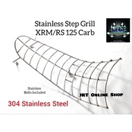 ♞,♘,♙Stainless Step Grill for RS/XRM 125 Carb