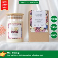 Nến Thơm Organic AGAYA Candle Cup - MÙI BOUQUET