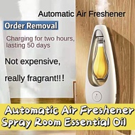 Automatic Air Freshener Spray Room Freshener Room fragrance Essential Oil New Air Freshener Spray Rechargeable Aroma Diffuser Essential oil diffuser Home Diffusers Toilet